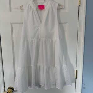 Lilly Pulitzer white eyelet dress